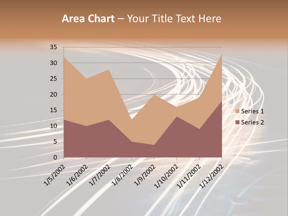 Night Glow Automobile PowerPoint Template