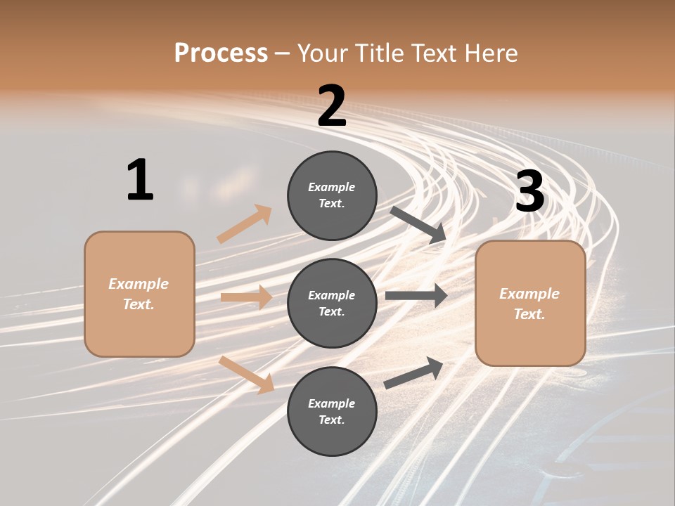 Night Glow Automobile PowerPoint Template