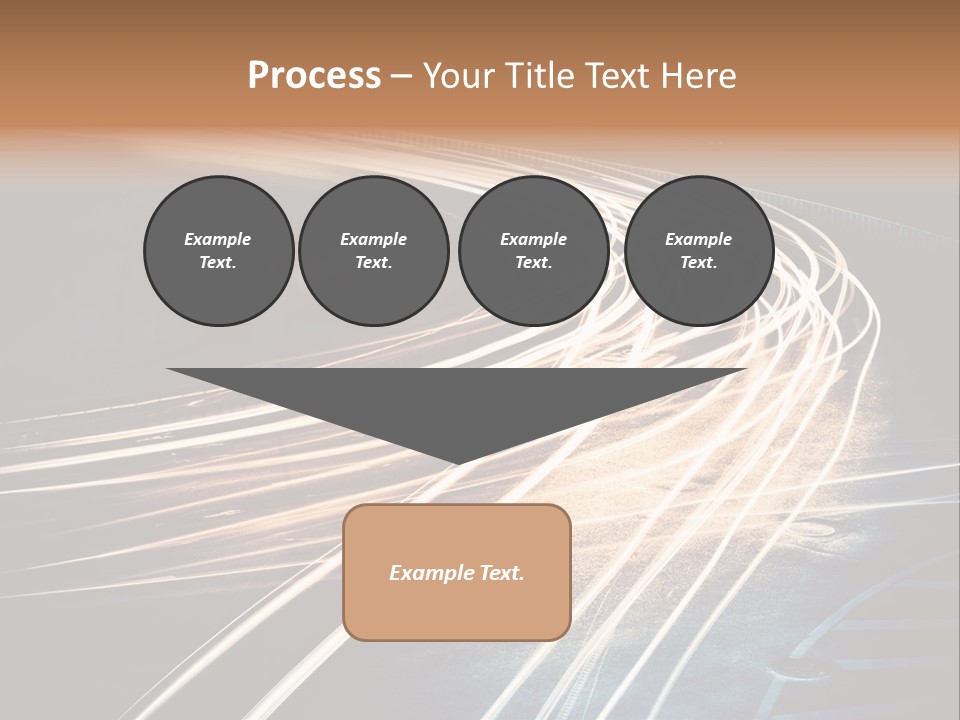 Night Glow Automobile PowerPoint Template