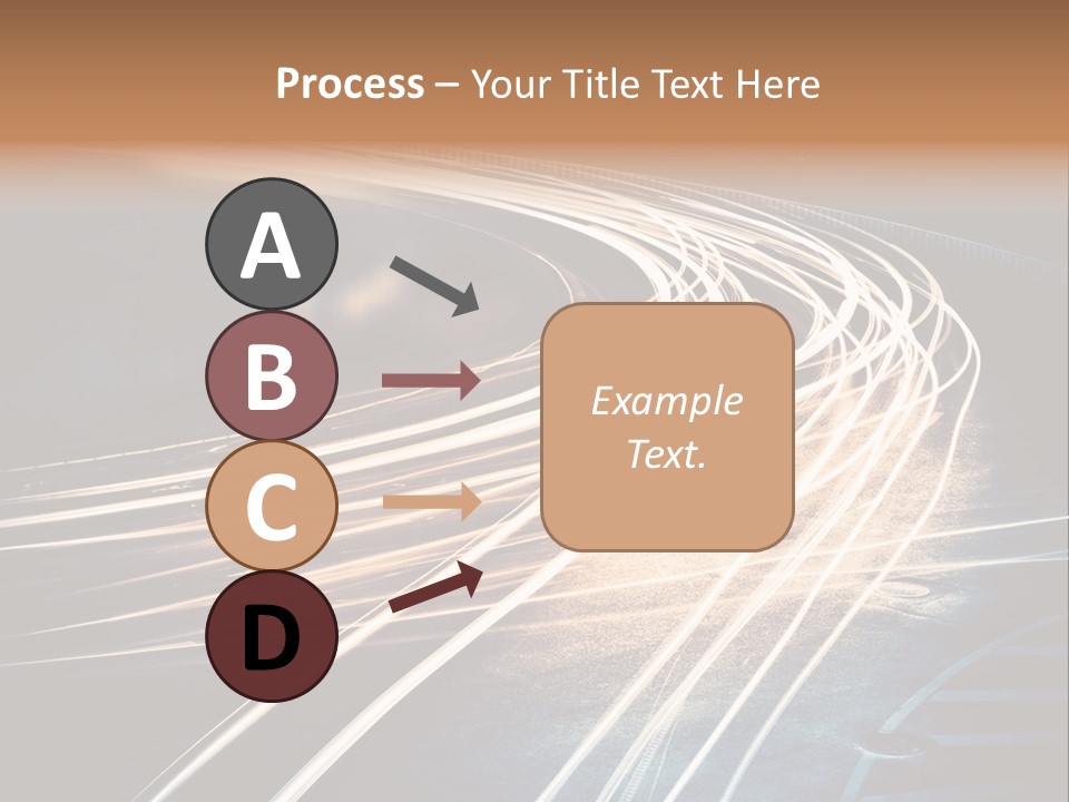 Night Glow Automobile PowerPoint Template