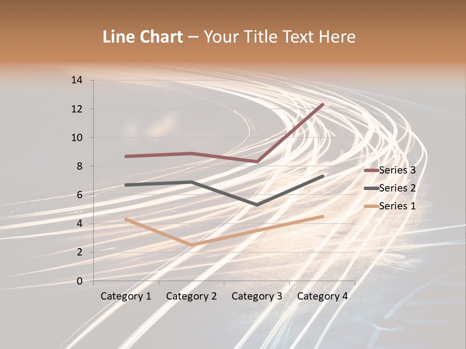 Night Glow Automobile PowerPoint Template
