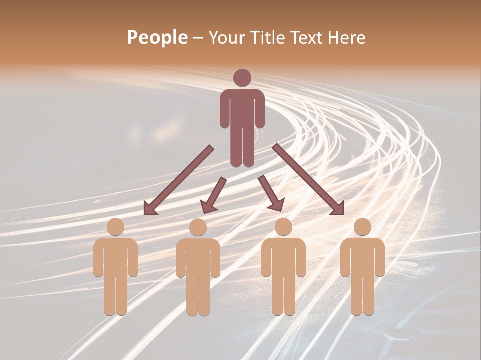 Night Glow Automobile PowerPoint Template