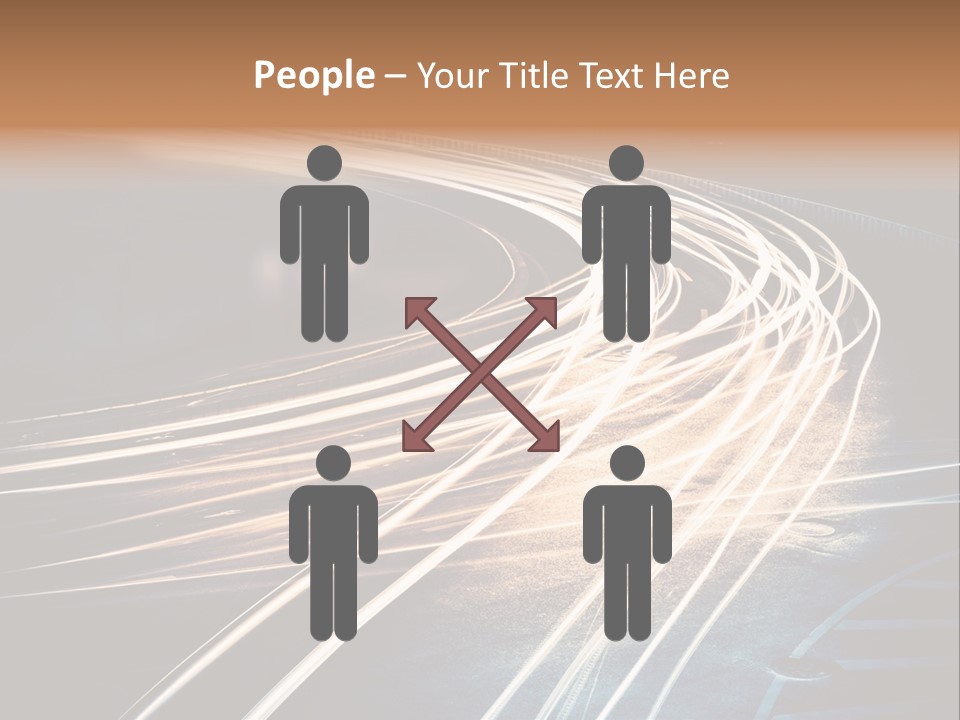 Night Glow Automobile PowerPoint Template