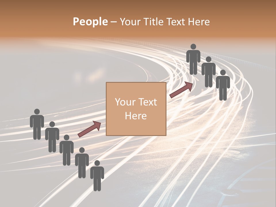 Night Glow Automobile PowerPoint Template