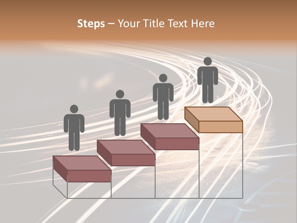 Night Glow Automobile PowerPoint Template