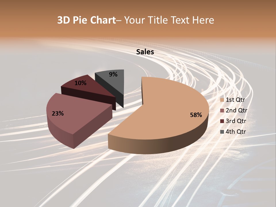 Night Glow Automobile PowerPoint Template