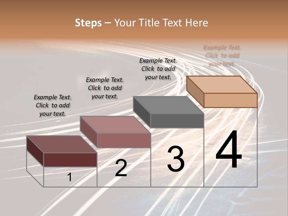 Night Glow Automobile PowerPoint Template