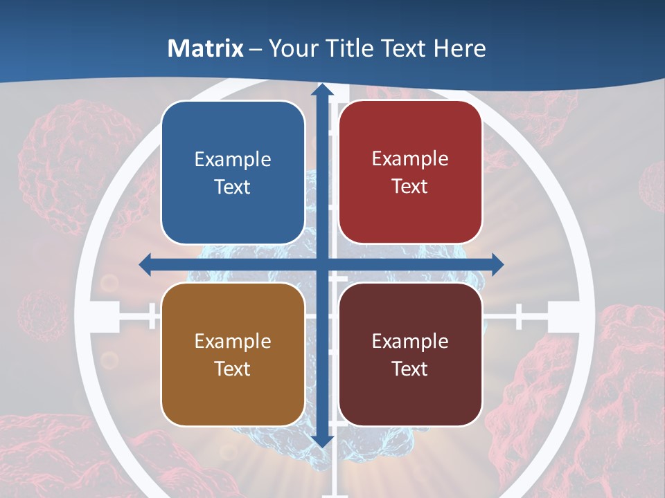 Medicine Killing Cancer Abnormal Cells PowerPoint Template