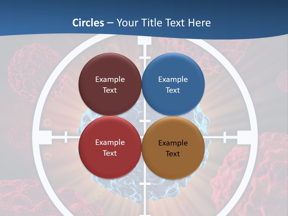 Medicine Killing Cancer Abnormal Cells PowerPoint Template