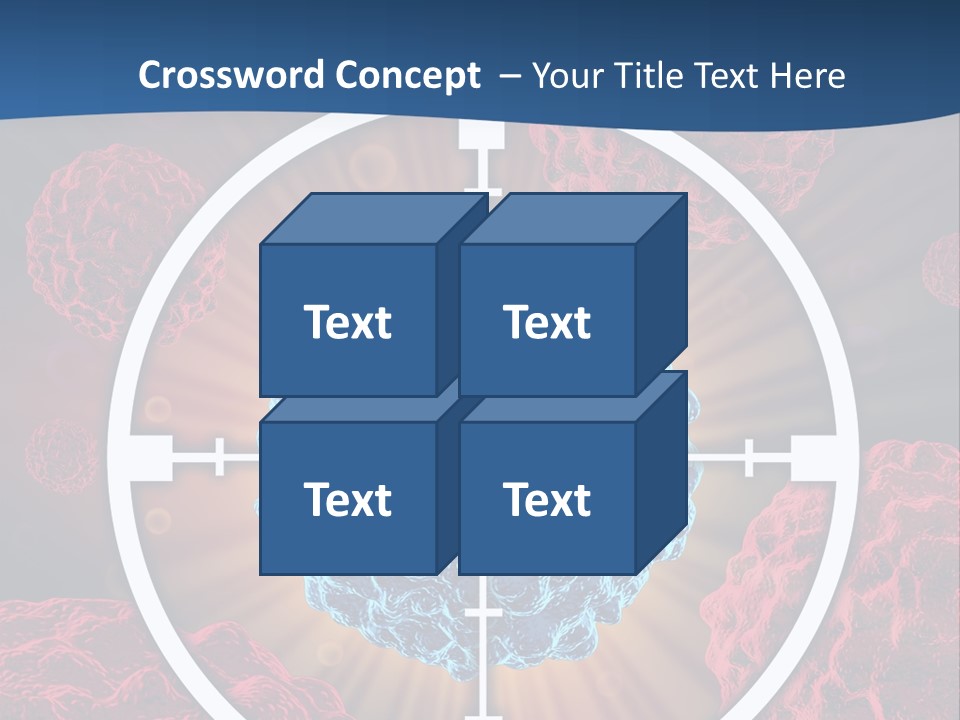 Medicine Killing Cancer Abnormal Cells PowerPoint Template