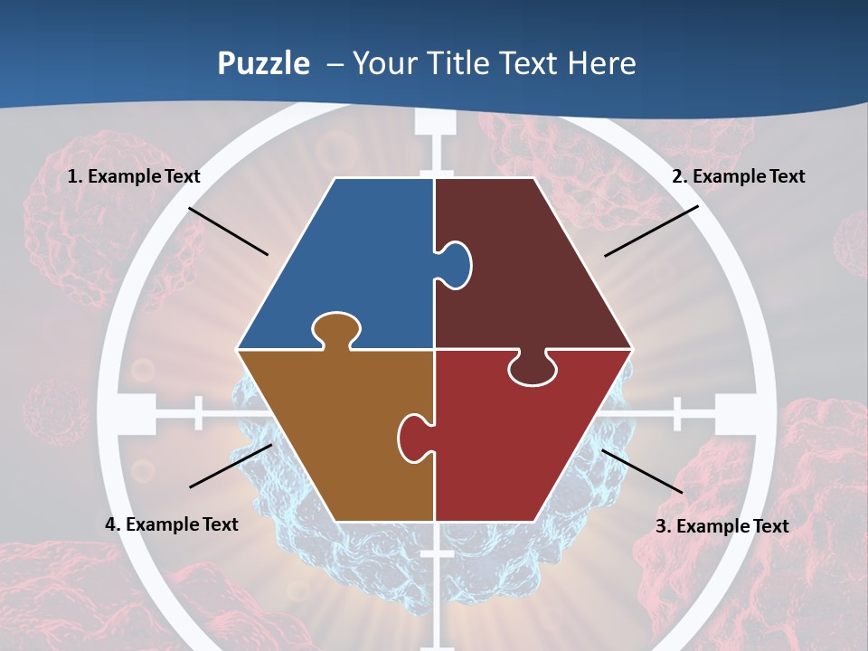 Medicine Killing Cancer Abnormal Cells PowerPoint Template