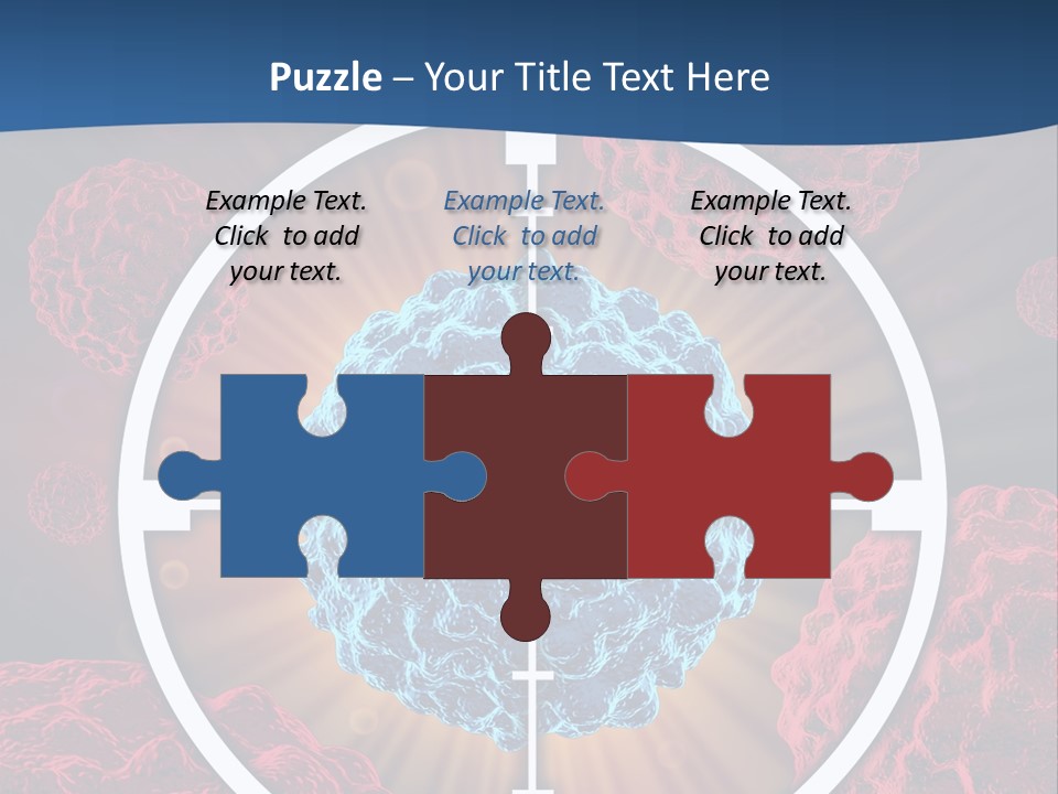 Medicine Killing Cancer Abnormal Cells PowerPoint Template