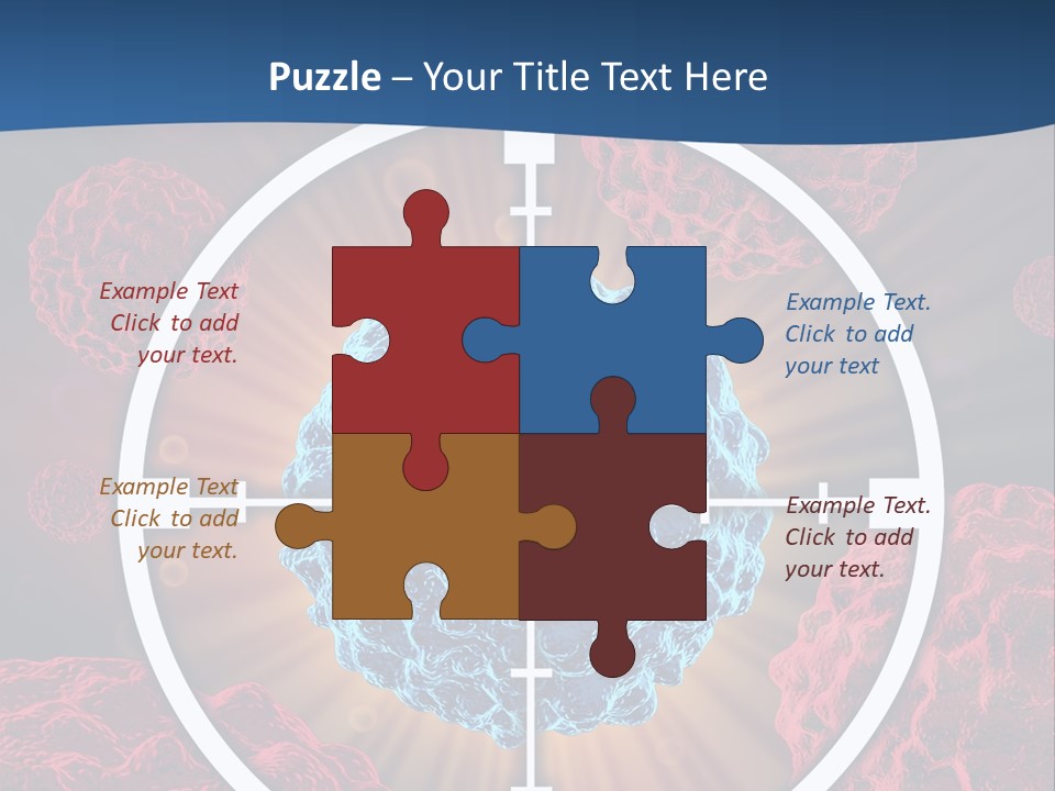 Medicine Killing Cancer Abnormal Cells PowerPoint Template