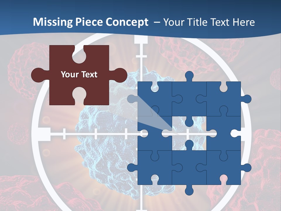 Medicine Killing Cancer Abnormal Cells PowerPoint Template