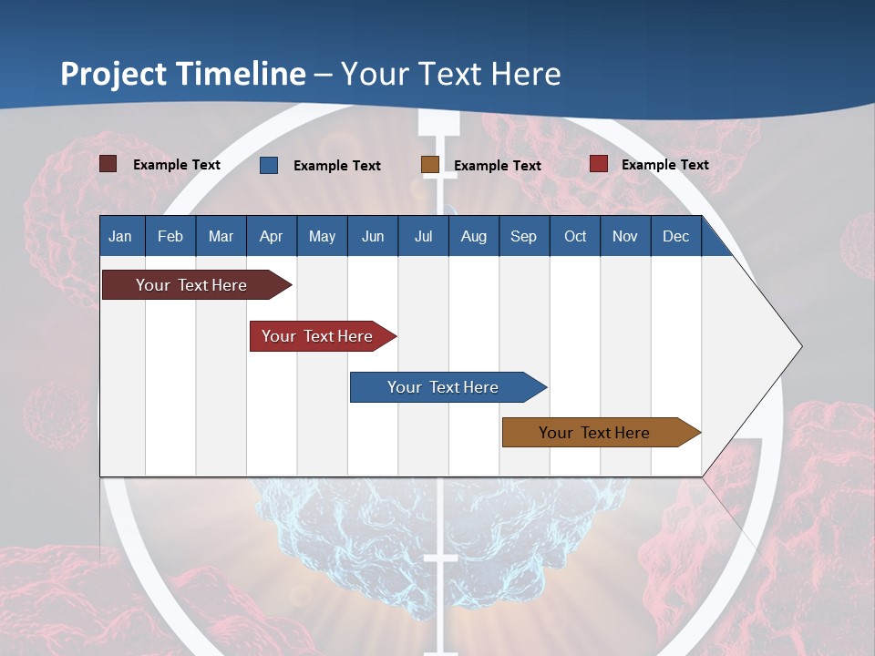 Medicine Killing Cancer Abnormal Cells PowerPoint Template