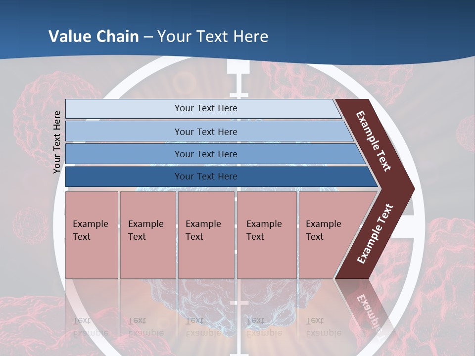 Medicine Killing Cancer Abnormal Cells PowerPoint Template