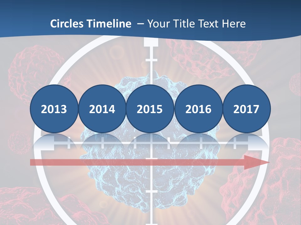 Medicine Killing Cancer Abnormal Cells PowerPoint Template