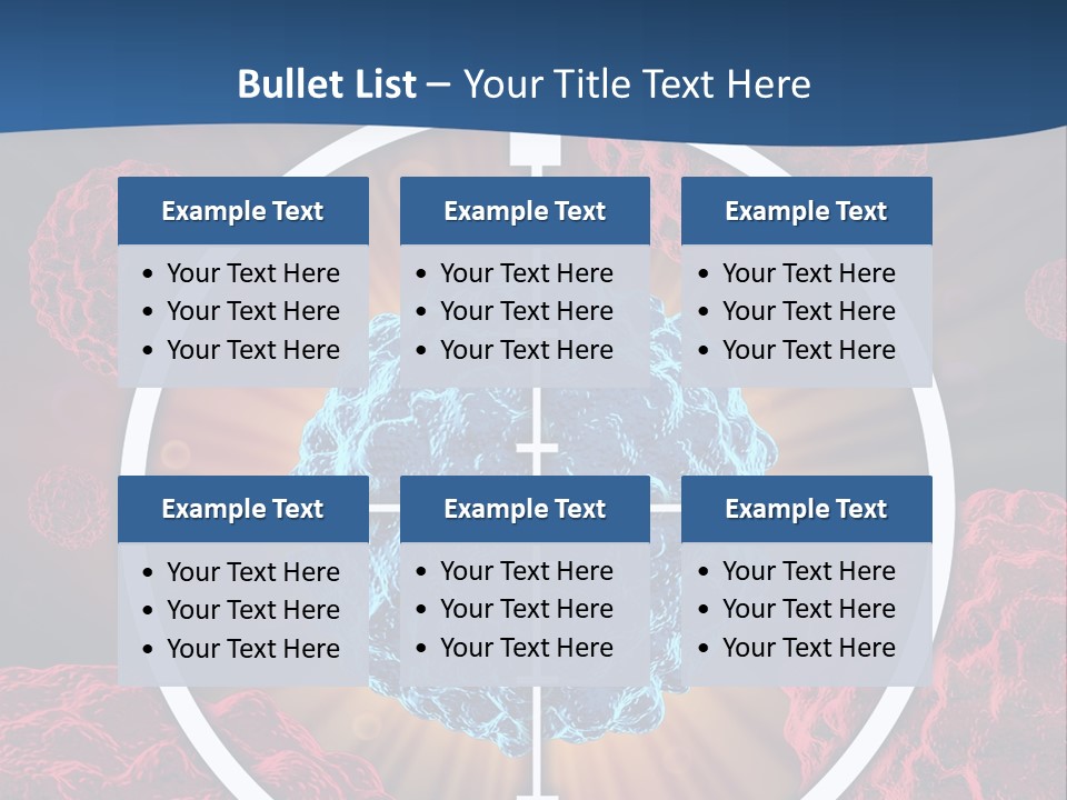 Medicine Killing Cancer Abnormal Cells PowerPoint Template