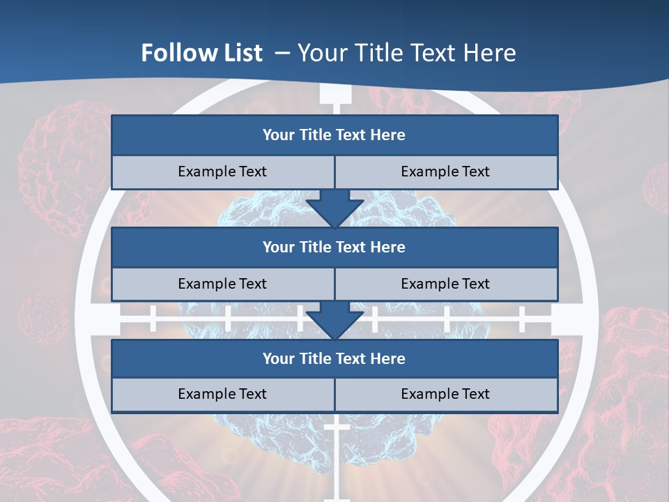 Medicine Killing Cancer Abnormal Cells PowerPoint Template