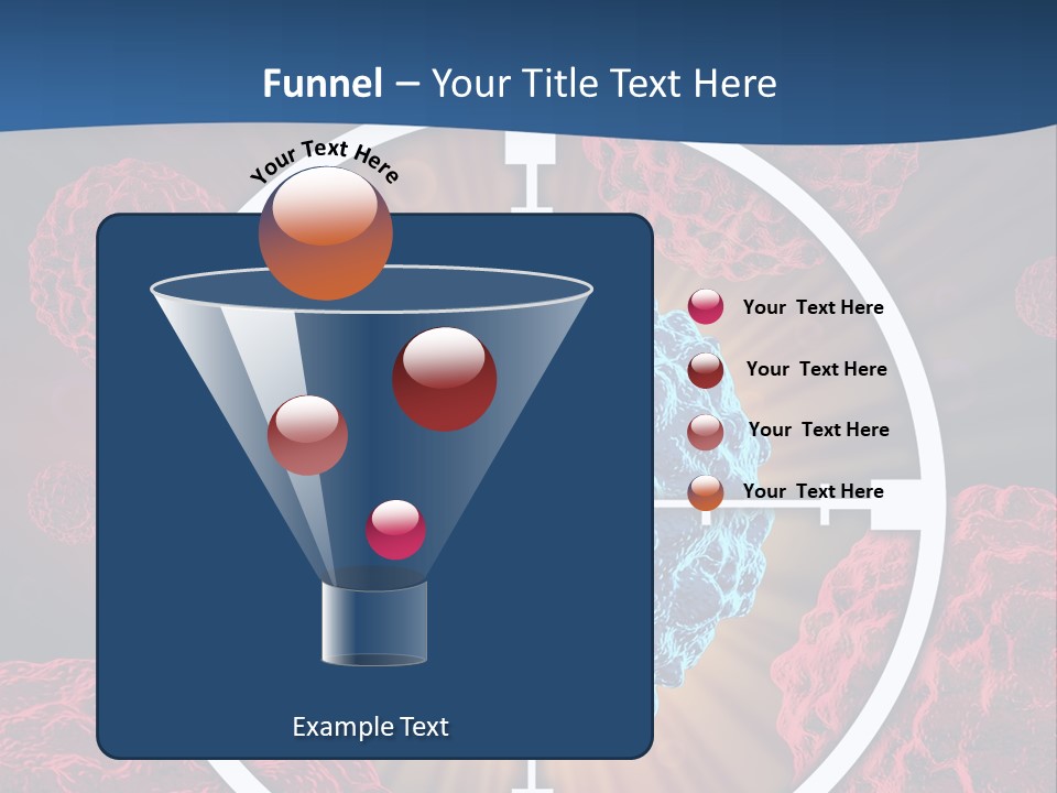 Medicine Killing Cancer Abnormal Cells PowerPoint Template