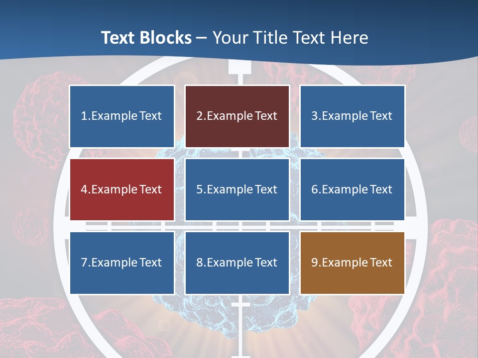 Medicine Killing Cancer Abnormal Cells PowerPoint Template