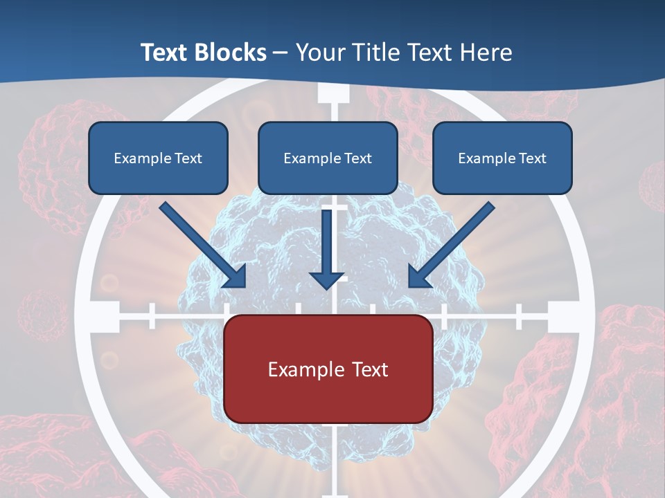 Medicine Killing Cancer Abnormal Cells PowerPoint Template