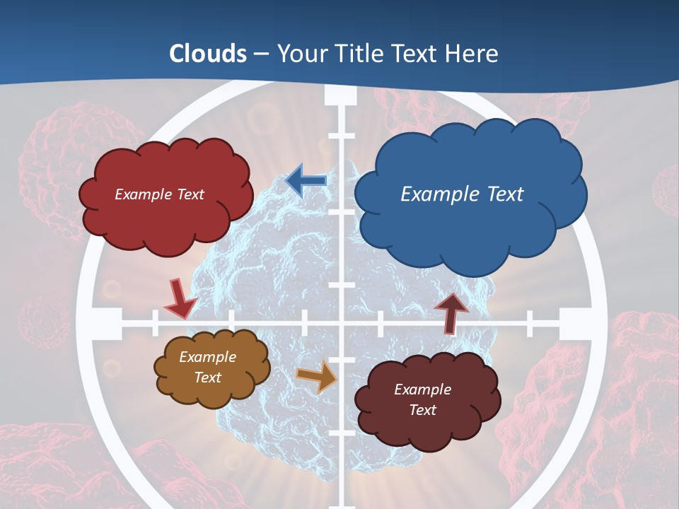 Medicine Killing Cancer Abnormal Cells PowerPoint Template