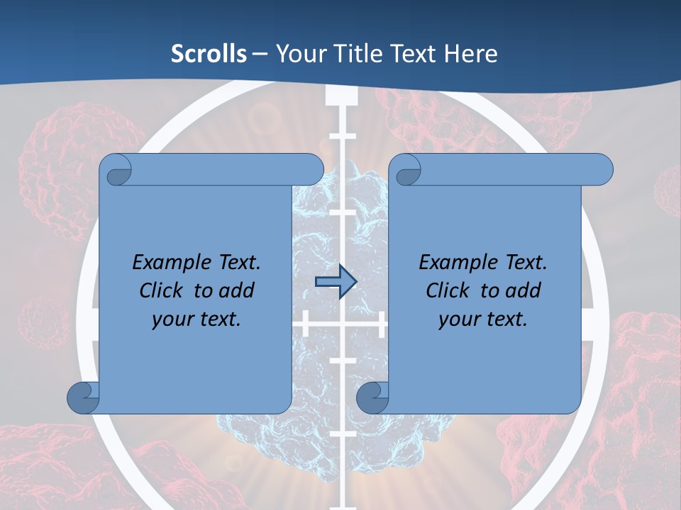 Medicine Killing Cancer Abnormal Cells PowerPoint Template