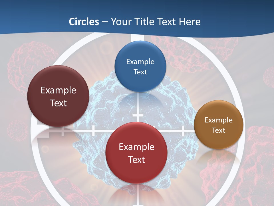 Medicine Killing Cancer Abnormal Cells PowerPoint Template