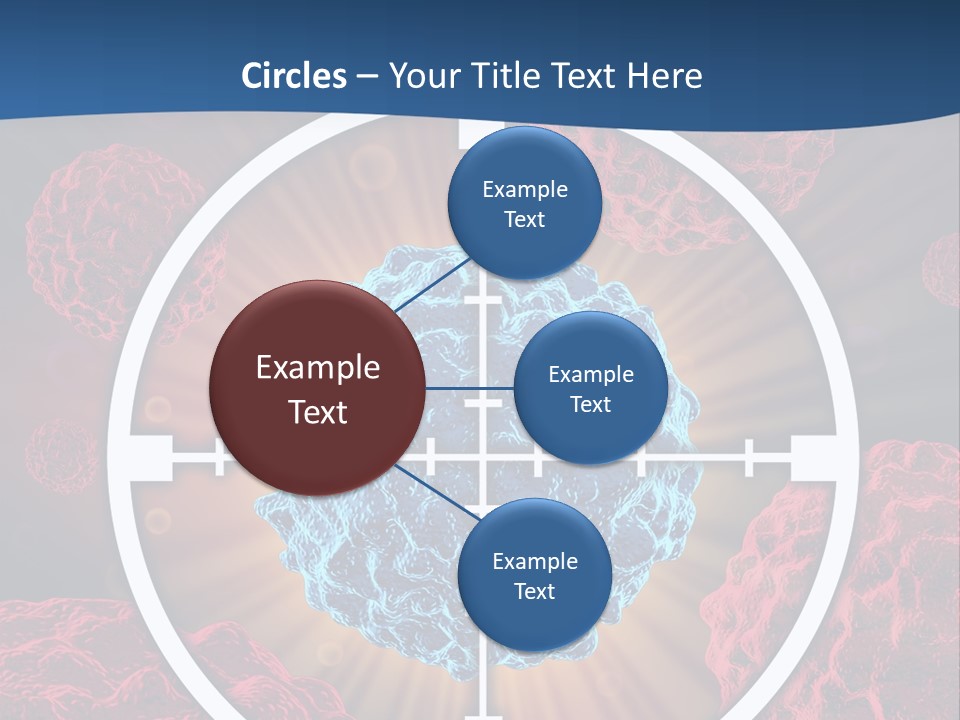 Medicine Killing Cancer Abnormal Cells PowerPoint Template