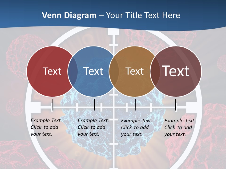 Medicine Killing Cancer Abnormal Cells PowerPoint Template