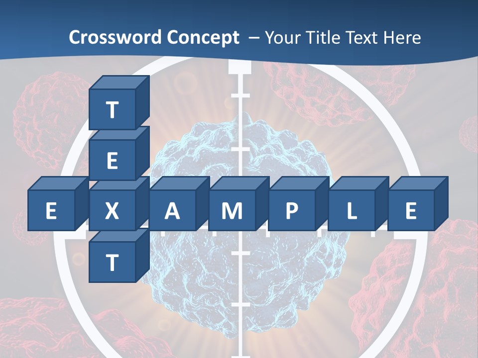 Medicine Killing Cancer Abnormal Cells PowerPoint Template
