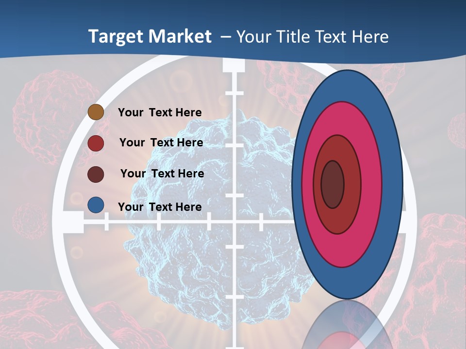 Medicine Killing Cancer Abnormal Cells PowerPoint Template