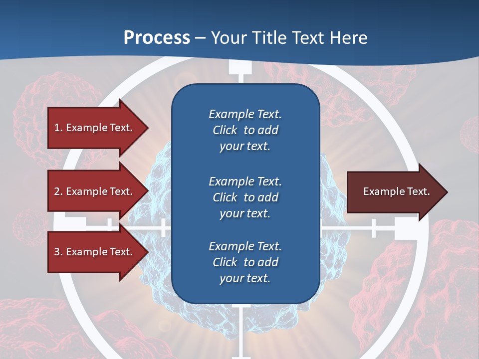Medicine Killing Cancer Abnormal Cells PowerPoint Template