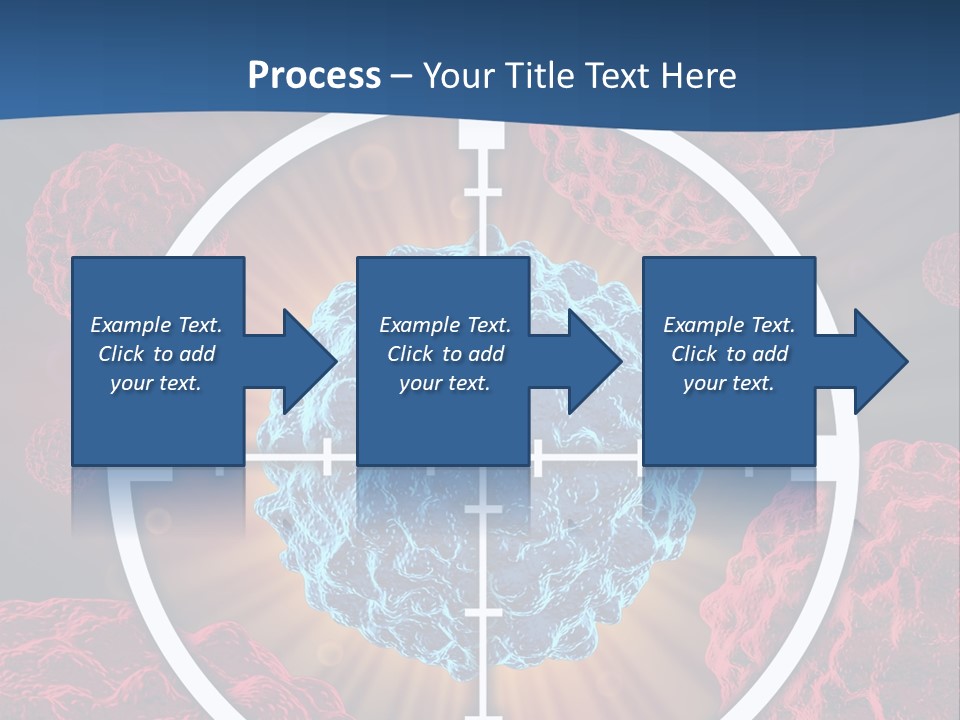 Medicine Killing Cancer Abnormal Cells PowerPoint Template