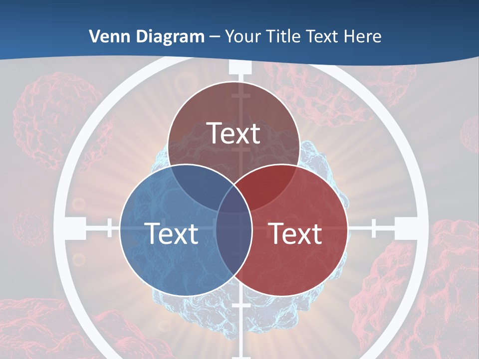 Medicine Killing Cancer Abnormal Cells PowerPoint Template