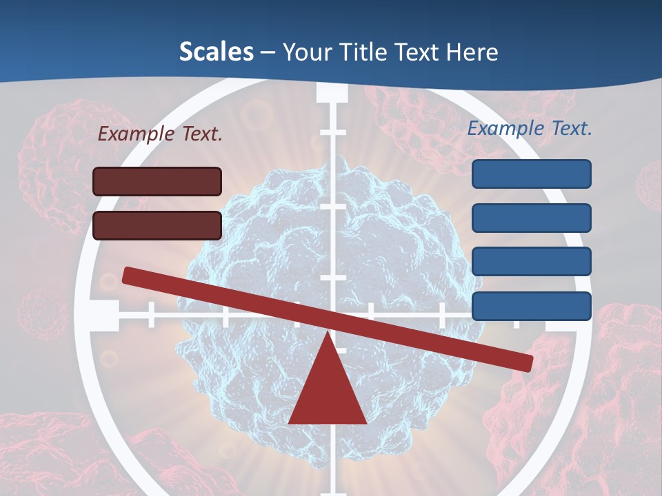 Medicine Killing Cancer Abnormal Cells PowerPoint Template