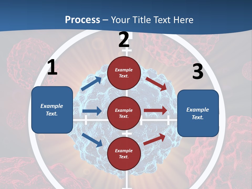 Medicine Killing Cancer Abnormal Cells PowerPoint Template
