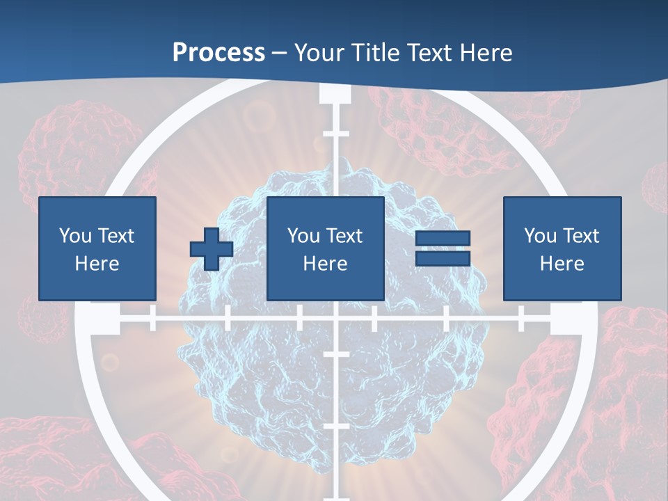 Medicine Killing Cancer Abnormal Cells PowerPoint Template