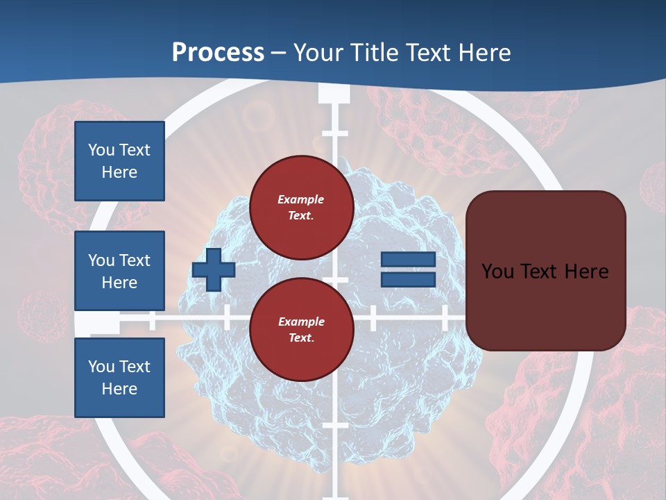 Medicine Killing Cancer Abnormal Cells PowerPoint Template