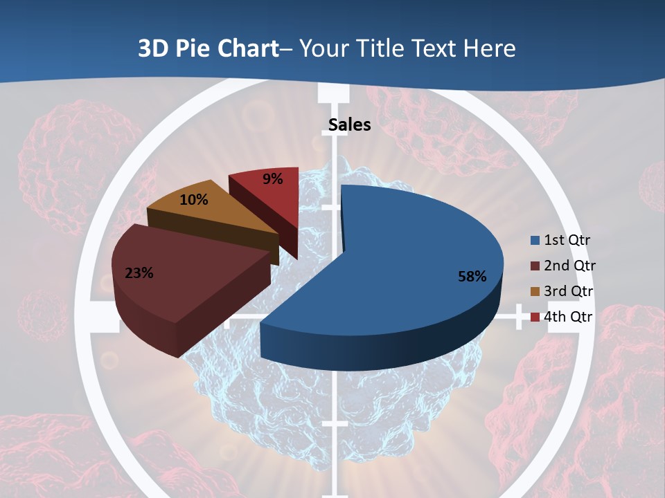 Medicine Killing Cancer Abnormal Cells PowerPoint Template