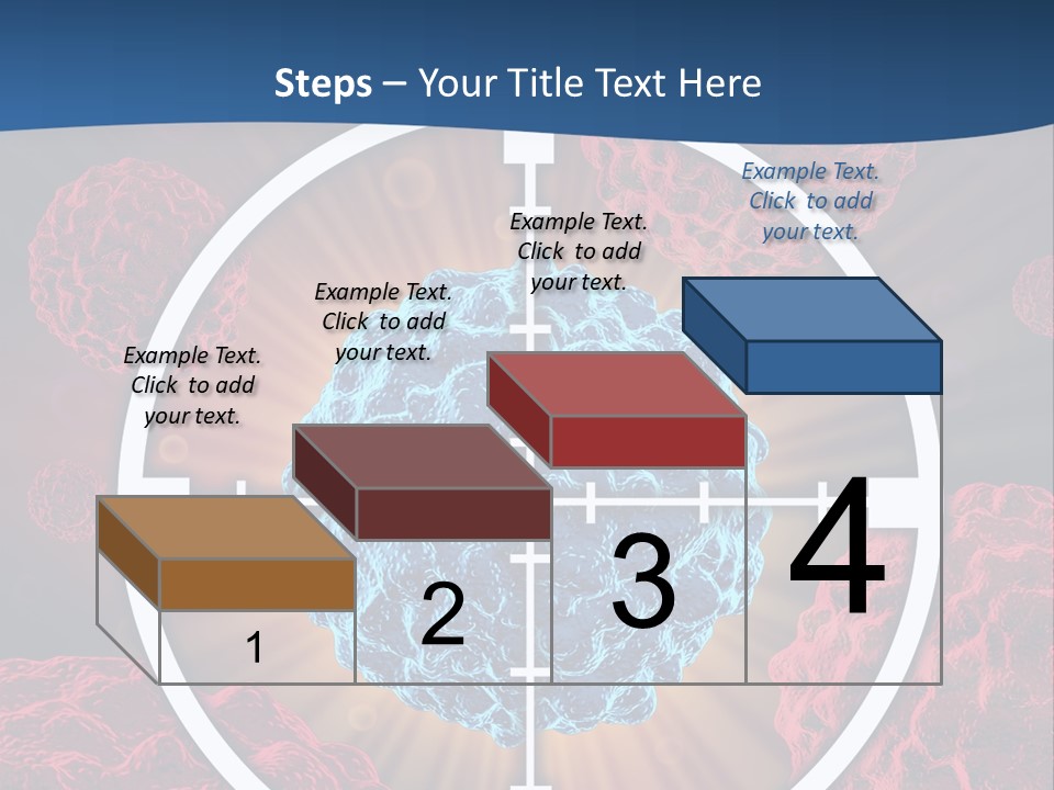 Medicine Killing Cancer Abnormal Cells PowerPoint Template