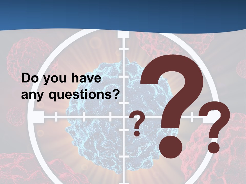 Medicine Killing Cancer Abnormal Cells PowerPoint Template