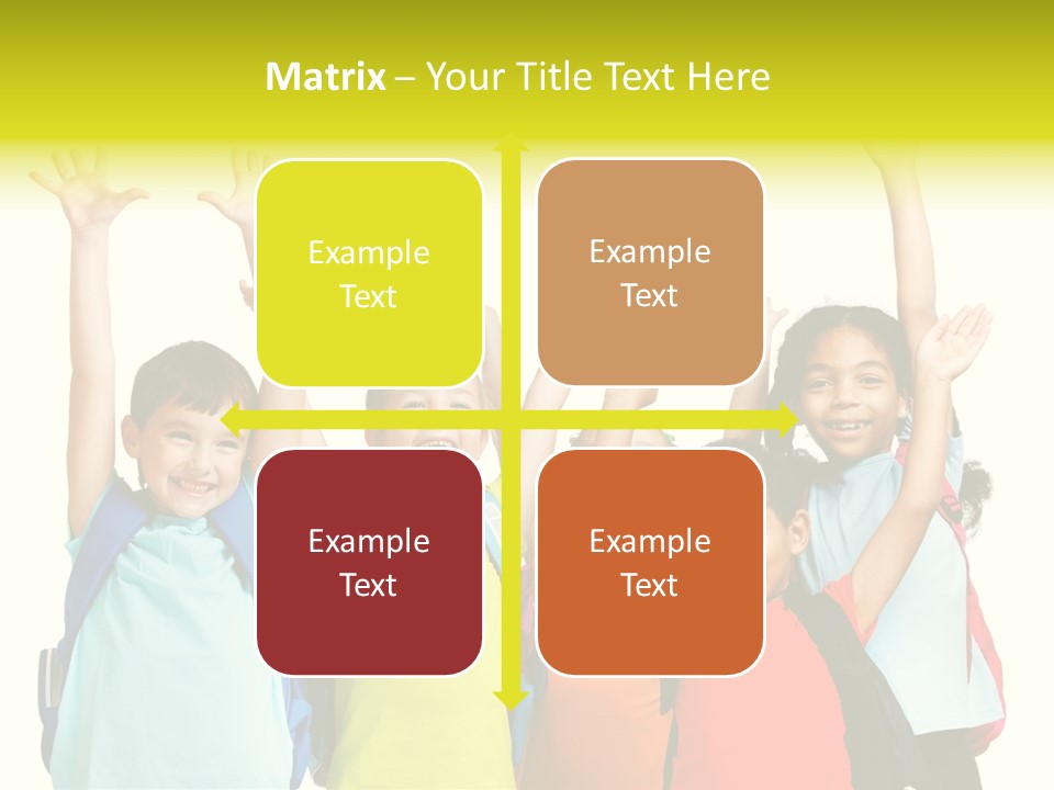 Girl People Preschool PowerPoint Template