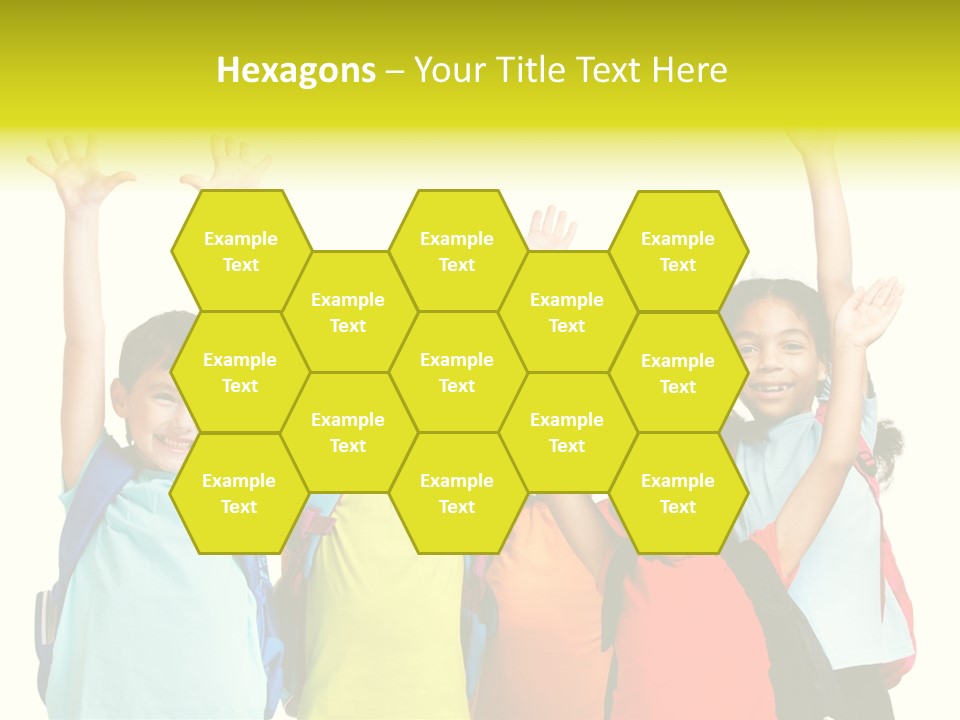 Girl People Preschool PowerPoint Template