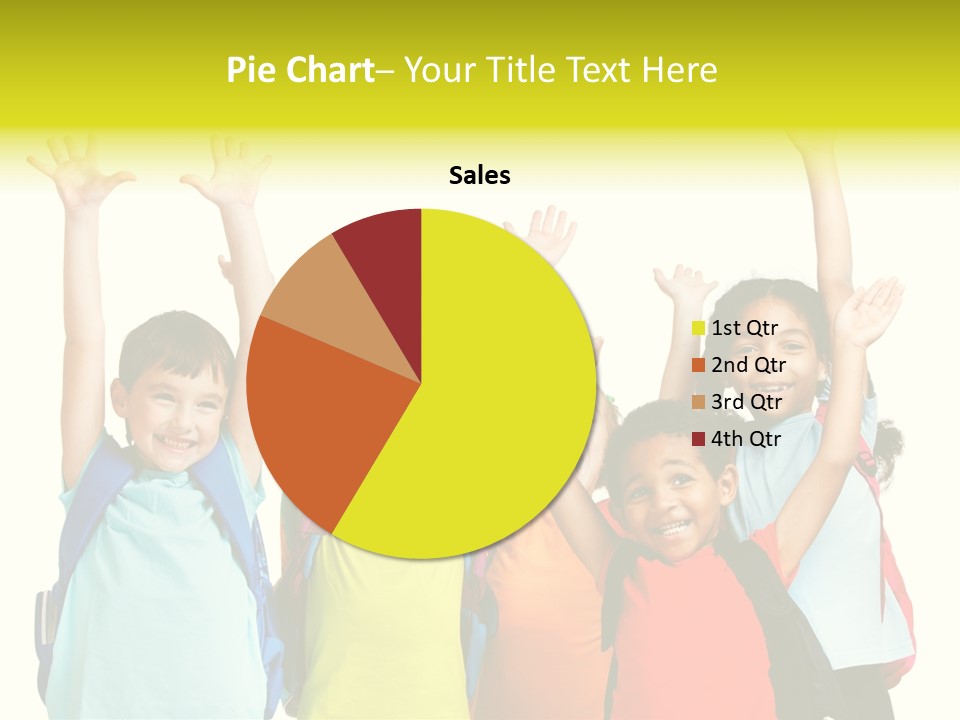 Girl People Preschool PowerPoint Template