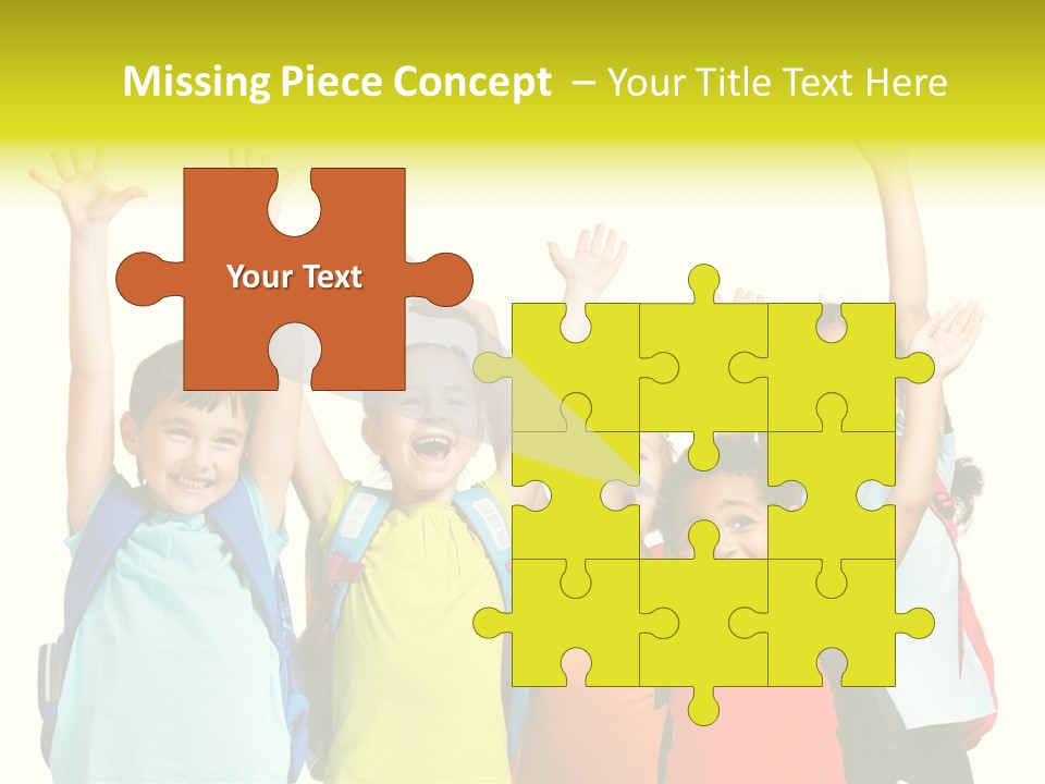 Girl People Preschool PowerPoint Template