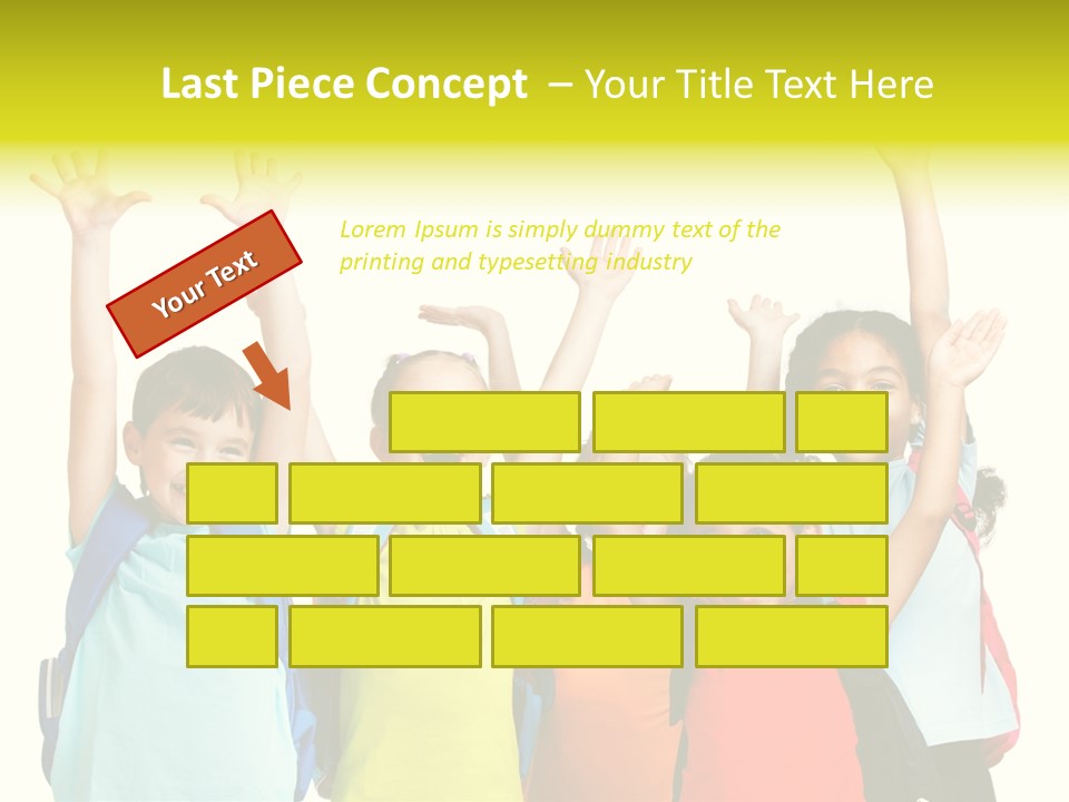 Girl People Preschool PowerPoint Template