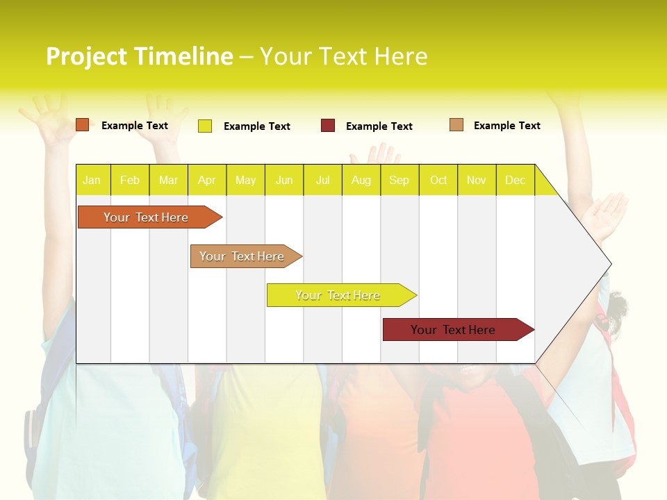 Girl People Preschool PowerPoint Template