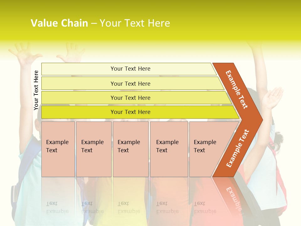 Girl People Preschool PowerPoint Template